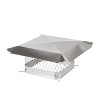 Draft King 11 x 11 Bolt-On Single Flue Stainless Steel Chimney Cap - SS1111U