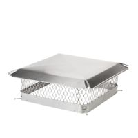 Draft King 20 x 20 Bolt-On Single Flue Stainless Steel Chimney Cap - SS2020U