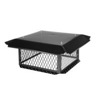 HY-C BigTop 10 x 10 Black Galvanized Multi-Flue Chimney Cap - 10 Height - BBT1010K-10W