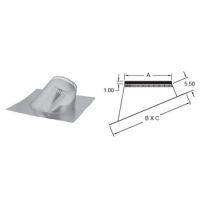 Metal-Fab Air-Cooled Temp/Guard 12 Diameter Flashing 2/12-5/12 Pitch - 12AIRTGF