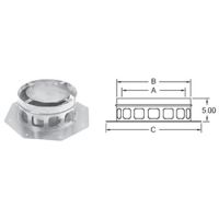 Metal-Fab Air-Cooled Temp/Guard 12 Diameter Anchor Plate - 12AIRTGAP