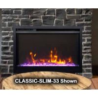 Remii 33 Extra Slim Classic Series Electric Fireplace - CLASSIC-SLIM-33