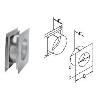 M&G DuraVent DirectVent Pro 5x8 Wall Thimble - 58DVA-WT // 58DVA-WT