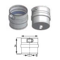 M&G DuraVent 6" FasNSeal Drain Fitting - FSDF6