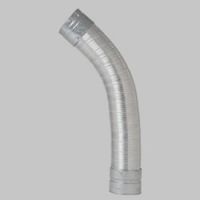 Metal-Fab B-Vent 5" Diameter Single Wall Flex Connector x 4' Length - MSWFA0504