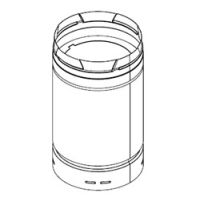 M&G DuraVent 5" PolyPro Double Wall 36" Pipe Assembly - 5PPS-36DW