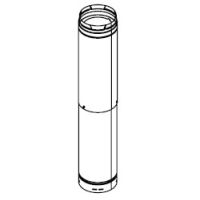 M&G DuraVent 5" PolyPro Double Wall 36" Teles Pipe Assembly - 5PPS-36DWA