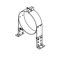 M&G DuraVent 5" PolyPro 5x6" Double Wall - Wall Strap - 5PPS-WSMDW