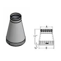 M&G DuraVent 8 FasNSeal W2 8 x 7 Tapered Reducer - W2-0807TR // W2-0807TR