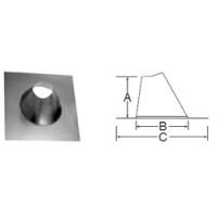 Selkirk 7'' RV Tall Cone Adjustable Roof Flashing - 107820 - 7RV-TFA