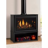 Majestic Ruby Medium 30 Direct Vent Freestanding Gas Fireplace With Intellifire Touch Ignition System