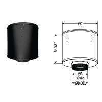 DuraVent 7" DuraTech Round Ceiling Support Box - 7DT-RCS-2