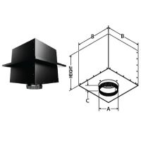 DuraVent 7" DuraTech 36" Square Ceiling Support Box - 7DT-CS36-2