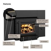 Englander Blue Ridge 500-I Wood Insert - SKU: ESW0014 Features