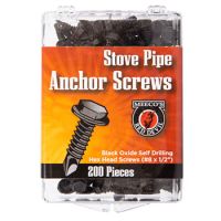 Meecos Red Devil Tek Head Stove Pipe Anchor Screws 200 Pack - Part Number 5200