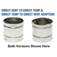 Selkirk 4x6 Direct-Temp - 4" Selkirk To 4" Amerivent Adapter - 1604281 - 4DT TO 4AVD