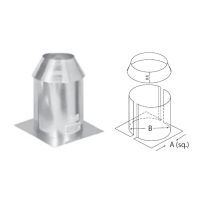 Selkirk MetalBest 7" Ultra-Temp Retrofit Attic Insulation Shield - Two Piece - 207491 - 7T-RAIS