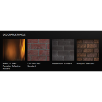 Napoleon Oakville Gas Insert w/Logs decorative panels