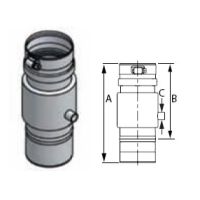 M&G DuraVent 9'' FasNSeal Universal Condensate Drain - FSUCD9 // FSUCD9