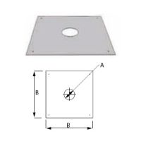 M&G DuraVent 9'' FasNSeal Firestop/Flat Flashing - FSFS9 // FSFS9