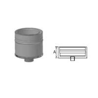M&G DuraVent 9'' FasNSeal W2 Double Wall IPS Drain Fitting- W2-IPSDF9 // W2-IPSDF9