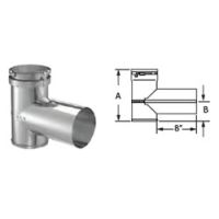 M&G DuraVent 8" DuraFlex AL Tee - 8DFA-T