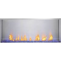 Galaxy 50-inch Outdoor Gas Fireplace  flames