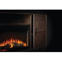 Napoleon Hayworth Media Console with 30 Inch Firebox cabinet door