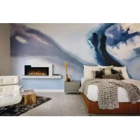 Stylus Cara Elite Electric Fireplace installed in living room or den