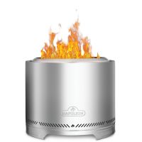 Napoleon Timberwolf Wood Fire Pit with flames