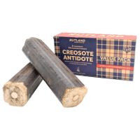 Rutland Creosote Antidote - Chimney Cleaning Fire Logs - 2-Pack - 98A