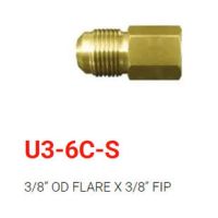 Skytech 3/8 Flarex3/8 FIPSteel Fitting - U3-6C-S
