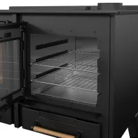 Drolet Chic-Choc Extra Large Wood Cookstove - DB04820 oven interior