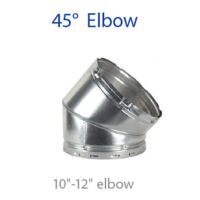 DuraVent 10 B-Vent 45 Degree Adjustable Elbow - 10BVL45-1