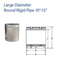 DuraVent 12 B-Vent 24 Length Rigid Pipe - 12BV24-1