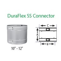 DuraVent 10 DuraFlex SS Connector/Adapter - 10DFS-FC
