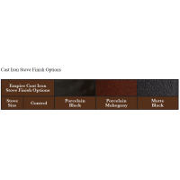 White Mountain Hearth Spirit Direct-Vent Medium Cast Iron Stove - Cast Iron Stove Finish Options