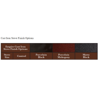 White Mountain Spirit Stoves Vent-Free Small, Medium - Cast Iron Stove Finish Options