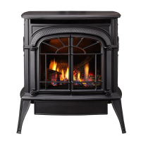 Vermont Castings Intrepid Direct Vent Gas Stove - INDVR-IFT-CB