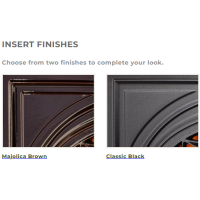 Vermont Castings Gifford Wood-Burning Insert - Insert FInishes