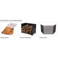 Vermont Castings Gifford Wood-Burning Insert Options & Accessories