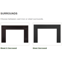 Vermont Castings Montpelier II Wood-Burning Insert - Surrounds