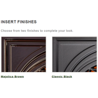 Vermont Castings Montpelier II Wood-Burning Insert - Insert Finishes