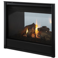 See-Through Gas Fireplace
