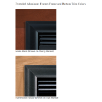 White Mountain Hearth Tahoe Deluxe 48 Direct-Vent Fireplace - DVD48FP30 trim