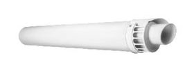 Selkirk 2" Polyflue Horizontal Concentric Termination White - 832023 - 2PF-HCT