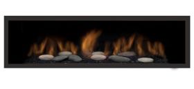 Sierra Flame 65 Natural Gas Direct Vent Linear Gas Fireplace - AUSTIN-65G-NG-DELUXE