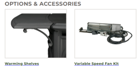 Vermont Castings Stardance Direct Vent Gas Stove Optional Accessories