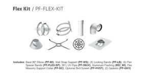 Selkirk 3" Polyflue Masonry Re-liner Kit - 833051 - 3PF-FLEX-KIT