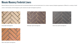 Superior 48" Wood-Burning Fireplace - Liner options